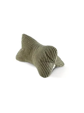 FYNCH-HATTON | Coussin de lecture KARIAMA 37x16cm Elephant Grey | dunkelgrün